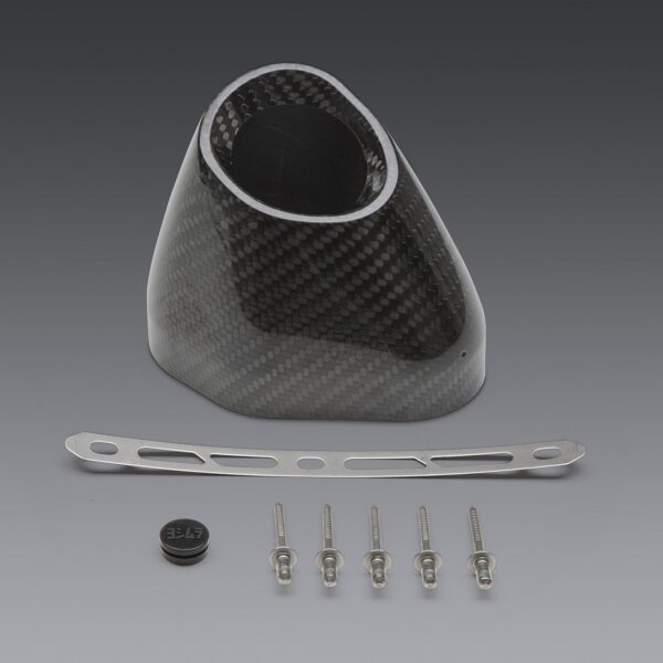 Yoshimura R-77 REPLACEMENT END CAP KIT SLASH-CUT LEFT SIDE
