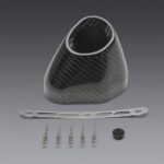 Yoshimura R-77 REPLACEMENT END CAP KIT SLASH-CUT RIGHT SIDE