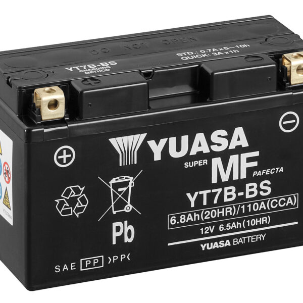 Yuasa BatteryYT7B-BS (cp) with acidpack (6)