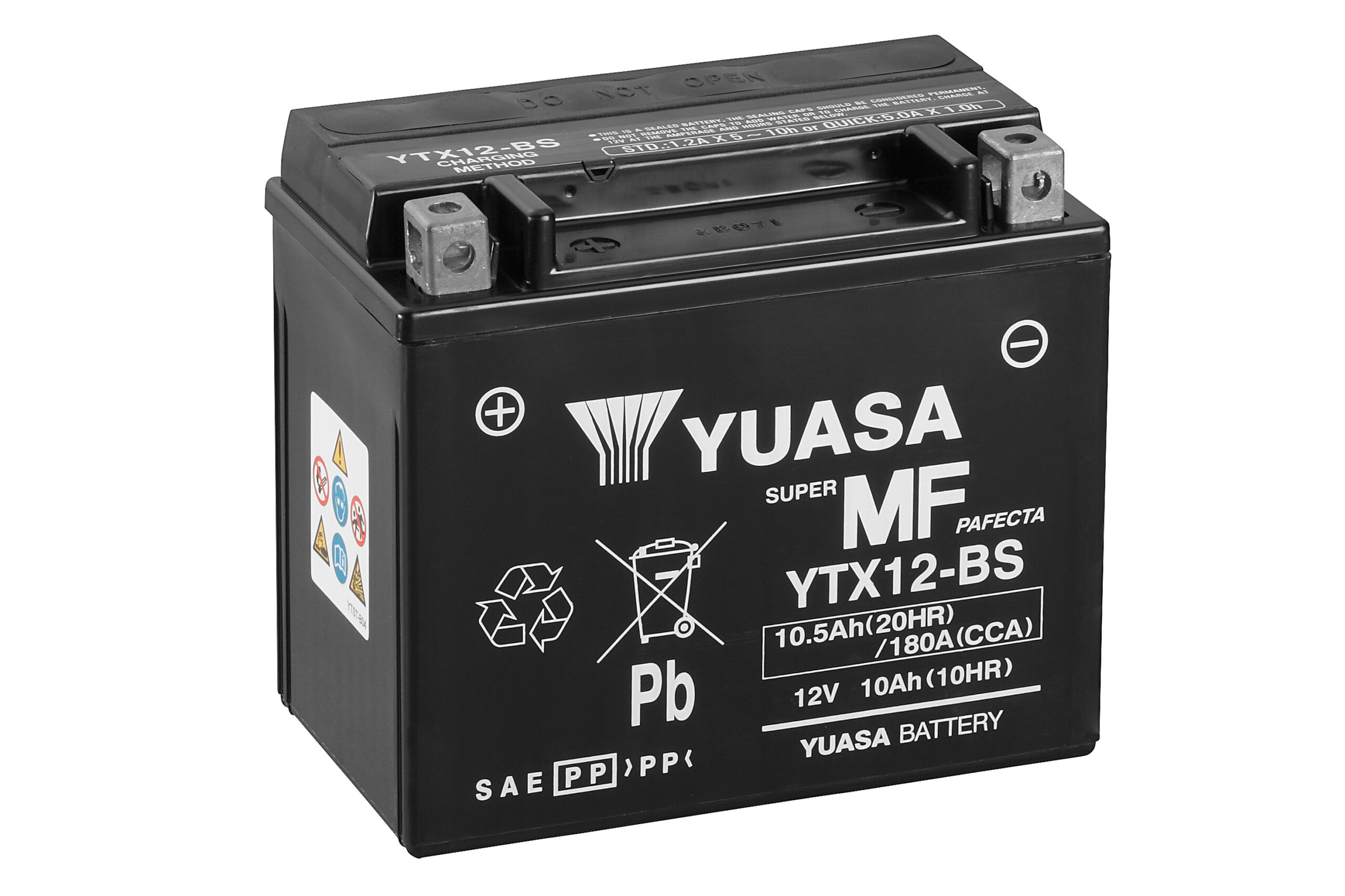 Yuasa Battery YTX12(WC) filled with acid (4) - Image 2