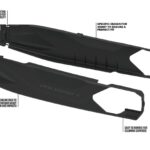 Polisport Swingarm Protectors Evo CFMOTO 450MT 24-.. Black