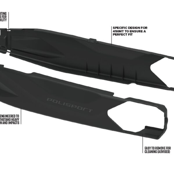 Polisport Swingarm Protectors Evo CFMOTO 450MT 24-.. Black
