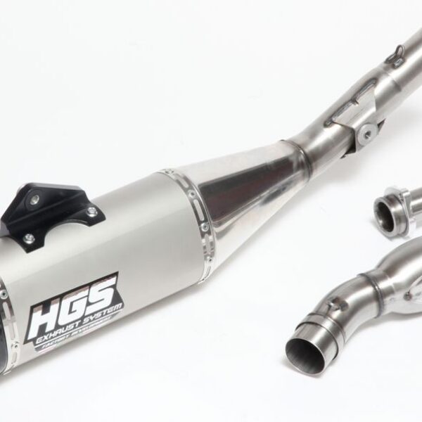 HGS Exhaust system 4T Complete Grey Carbon KX450F 24-..
