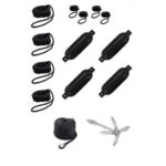 Qvarken Mooring kit Medium 12mm black