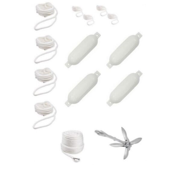 Qvarken Mooring kit Small 10mm white