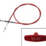 T-handle utility cable with end fitting 5ft