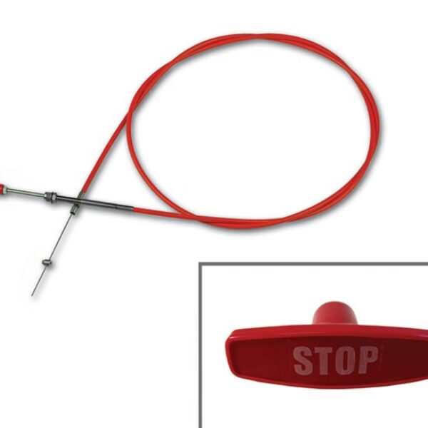 T-handle utility cable with end fitting 6ft