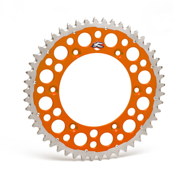 Renthal Rear Sprocket Twinring SX+F 90-HVA 14 50t - Orange