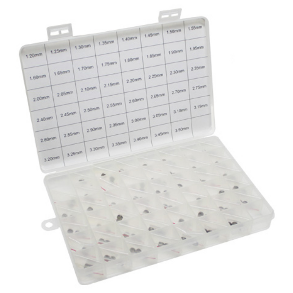 Sixty5 Valve shim kit 7.48mm 1.2-3.5mm (141pcs)