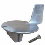 Perf metals anode Trim Tab Mercury/Mariner 9.9-25HP