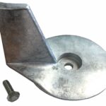 Anode alu Trim Tab Mercury 25-50HP