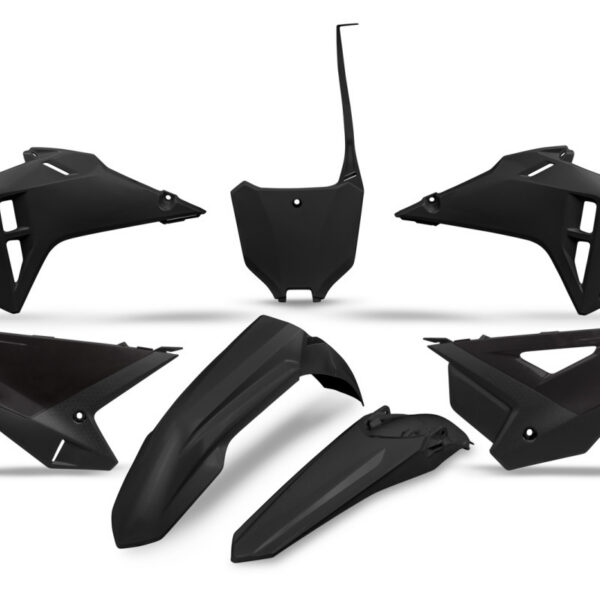 UFO Plastic kit 5-parts Black CRF250R 25-. CRF450R 25-..