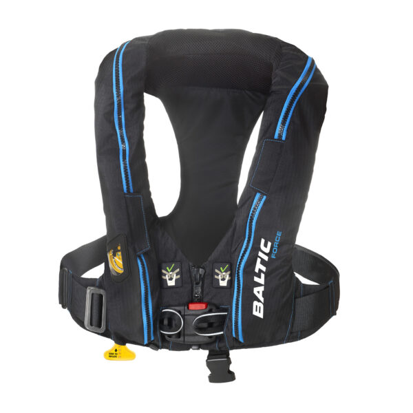 Baltic FORCE 190 Hammar inflatable lifejacket black 40-120kg