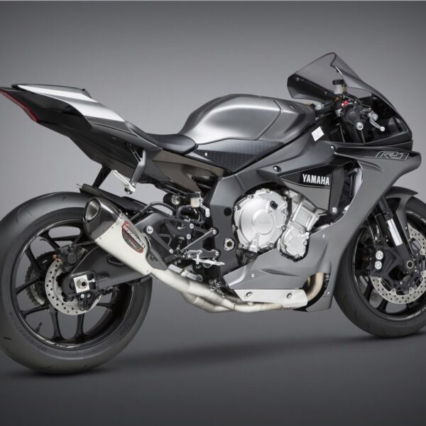 Yoshimura 3/4 System Exhaust Yamaha Yzf-R1/M/S 2015-19 Race Alpha T 3Qtr Ti-Ti-C