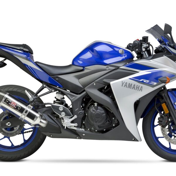 Yoshimura Slip-On Yamaha Yzf-R3 2015-19 Signature R-77 So Ss-Ss-Cf