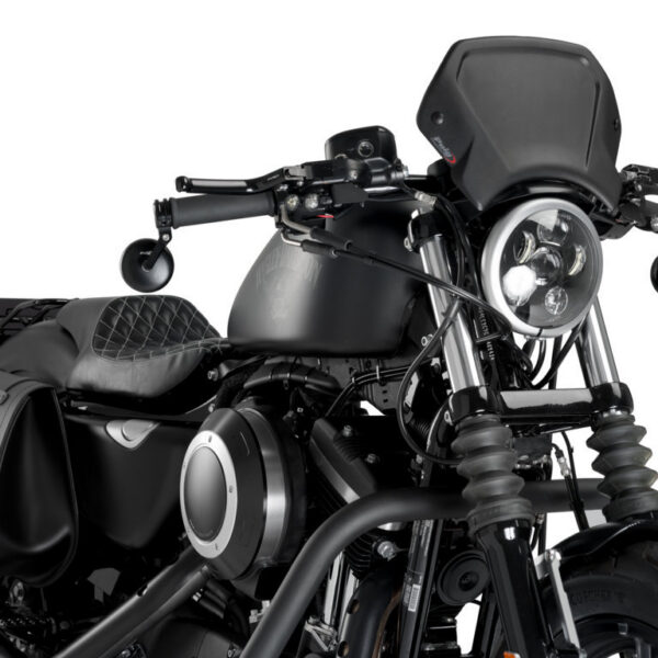 Puig Aluminium Front Plate For Harley Davidson C/Black