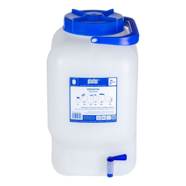 Plastex Water container with tap 20L