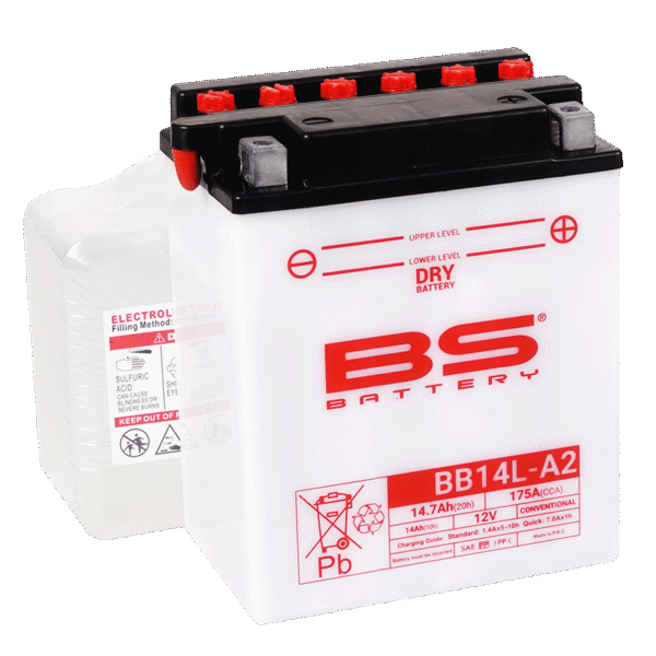 BS Battery BB14L-A2 (cp) Conventional Dry charged
