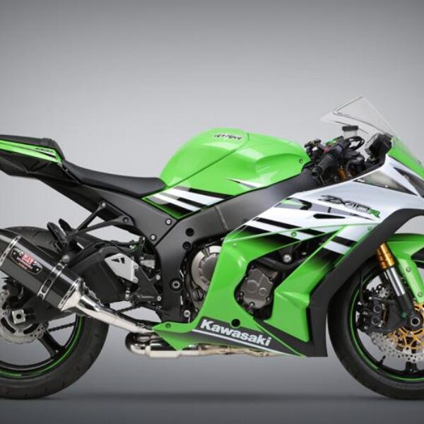 Yoshimura 3/4 System Exhaust Kawasaki Zx-10R 2011-15 Race R-77 3Qtr Ss-Cf-Cf