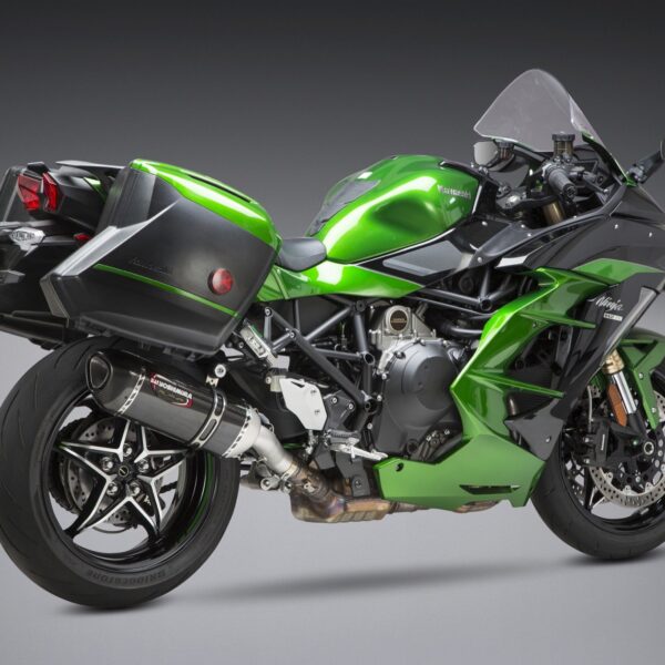 Yoshimura Slip-On Kawasaki Ninja H2 Sx 18-19 Street Alpha So Ss-Cf-Cf Works Fini