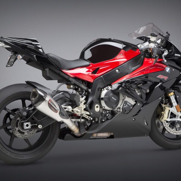 Yoshimura Slip-On Bmw S1000Rr 2015-16 Street Alpha T So Ti-Ti-Cf Works Finish