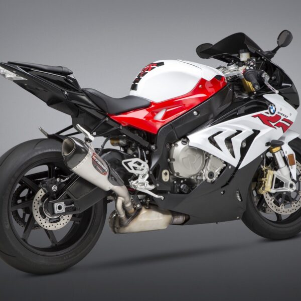 Yoshimura Slip-On Bmw S1000Rr 17-19 Street Alpha T So Ti-Ti-Cf Works Finish