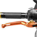 Puig Foldable Brake Lever 16'C/Orange Selector C/Gold