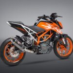 Yoshimura 3/4 System Exhaust Ktm 390 Duke 17-19/ Rc390 17-19 Race R-77 3Qtr Ti-C