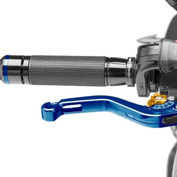 Puig Short Brake Lever 16'C/Blue Selector C/Gold