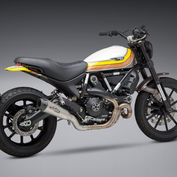Yoshimura Slip-On Ducati Scrambler 2016-18 R-34 Race So Ss-Ss-Al Works Finish