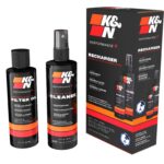 K&N Recharger Kit: Squeeze Oil- Blue, 8 Oz