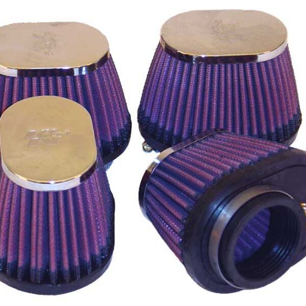 K&N Universal Clamp-On Air Filter 1-3/4"Flg 4 X 2-7/8"B 3 X 2"T 2-3/4"L (4 Pe