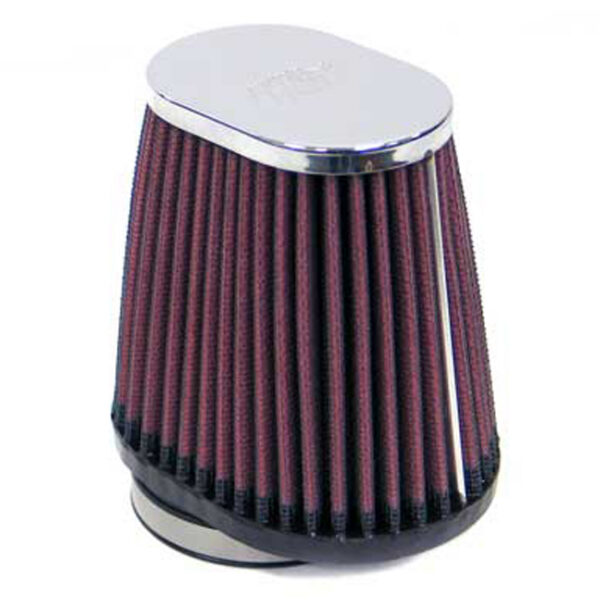 K&N Universal Clamp-On Air Filter 2-1/8" O/S Flg 4 X 3"B 3 X 2"T 4"L