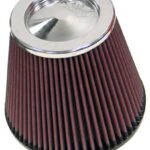 K&N Universal Clamp-On Air Filter 6"Flg 7-1/2"B 5"T 6-1/2"H