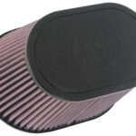 K&N Universal Clamp-On Air Filter Oval Flg: 6-1/4" X 4" 7-7/8" X 5-1/2"B 6-1/4
