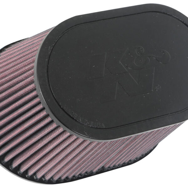 K&N Universal Clamp-On Air Filter Oval Flg: 6-1/4" X 4" 7-7/8" X 5-1/2"B 6-1/4
