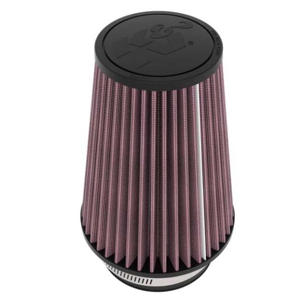 K&N Universal Clamp-On Air Filter 4"Flg 6" B 4" T 8" H