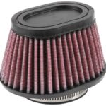 K&N Universal Clamp-On Air Filter 2-7/16"Flg 4-1/2" X 3-3/4"B 3-1/2" X 2-1/2"T