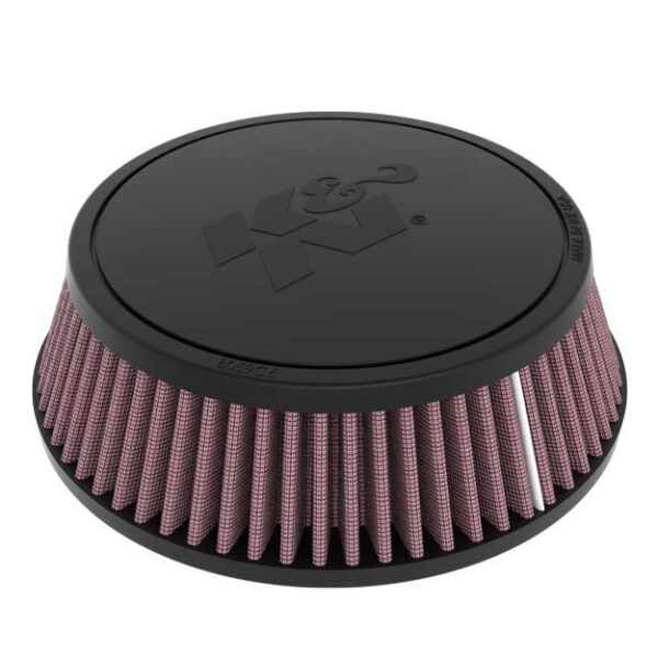 K&N Universal Clamp-On Air Filter 4-1/16" Flg 6-7/8"B 5-7/8"T 2-3/16"H W/Smo