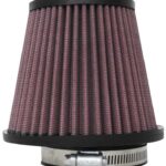 K&N Universal Clamp-On Air Filter 2-7/8"Flg 5-3/16"B 3-1/2"T 4-7/16"H W/11/1