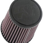 K&N Universal Clamp-On Air Filter 3"Flg 5"B 4"T 6"H
