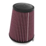 K&N Universal Clamp-On Air Filter 4"Flg 5-3/8"B 4"T 6-5/8"H