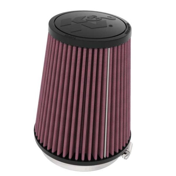 K&N Universal Clamp-On Air Filter 4"Flg 5-3/8"B 4"T 6-5/8"H