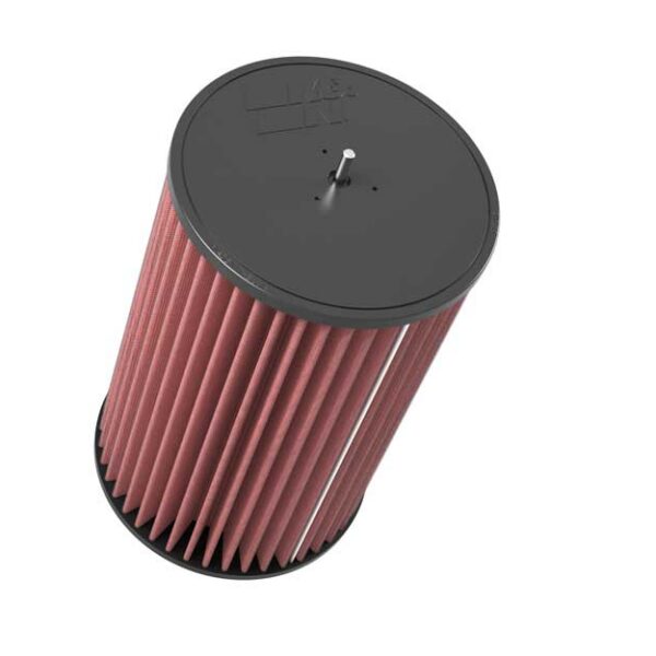 K&N Universal Clamp-On Air Filter 4-1/8"Flg 7-3/8"B 7"T W/Stud 11-1/2"H