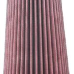 K&N Universal Clamp-On Air Filter 2-3/4"Flg 4-21/32"B 3-1/2"T 8-1/4"H