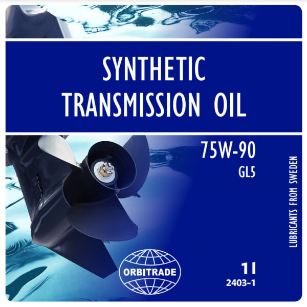 Orbitrade Gearcase oil synthetic 75w90.5L