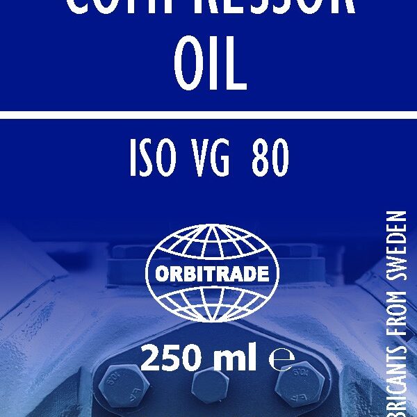 Orbitrade Compressor oil ISO VG 80 250ml