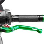 Puig Foldable Clutch Lever 16'C/Green Selector C/Red
