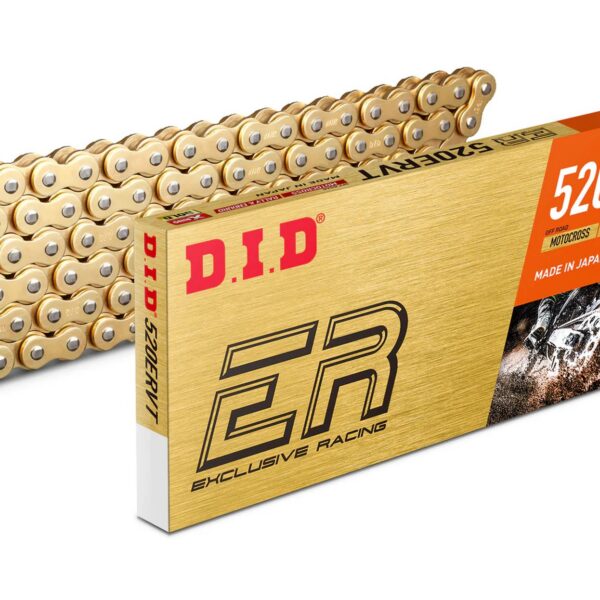 D.I.D 520ERVT G&G Chain+Connecting link (FJ) (replaces 520VT)