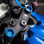 Yoshimura Suzuki Gsx-R1000 2009-20 Blue Fork Tube Extender Caps